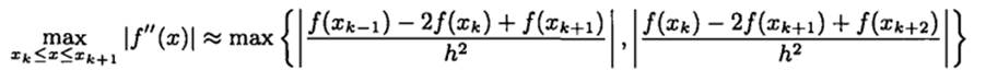 Theorem 2.1 requires an upper bound on the second derivative of the function being interpolated, and...-2