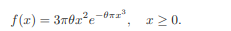 Given the density function (a) Set the seed equal to 201, and generate a random sample of size n =...