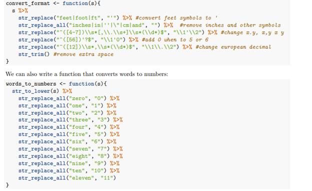 We now put all of what we have learned together into a function that takes a string vector and tries...-1