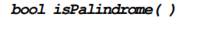 Palindrome Testing A palindrome is a string that reads the same backward as forward. For example,...