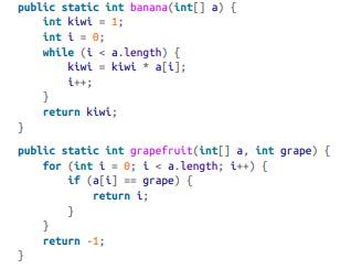 The purpose of this exercise is to practice reading code and recognizing the traversal patterns in...-1