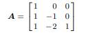 What is the inverse of the following matrix?