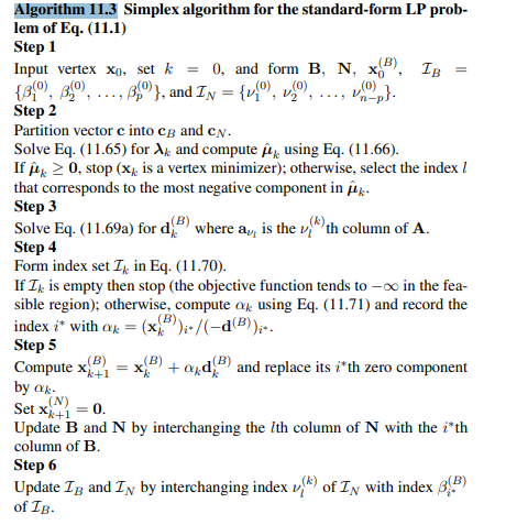 Based on the remarks given at the end of Sec. 11.3.2, develop a stepby-step description of an...