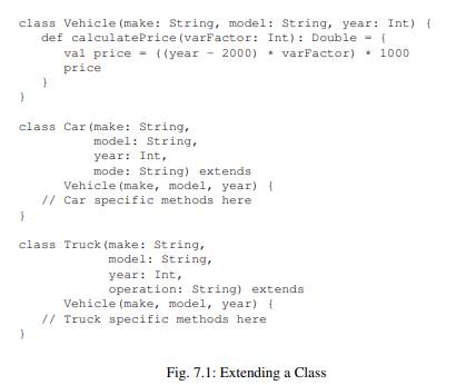 For the program in Figure 7.1, write code for a singleton object, with a main method, which...