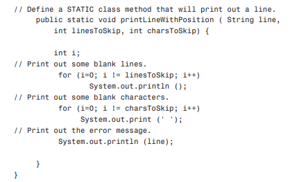 Let’s create an example of an interface definition and a supporting class and have PrintfileErrorMsg...-3