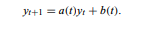 A time-dependent process is described by the linear difference equation (a) Find the solution of the...