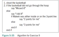 Does the algorithm in Figure 5-34 produce the same results as the solution shown in Figure 5-4 in...-2