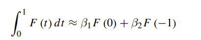 Derive the second-order Adams–Bashforth method as a quadrature formula. That is find the quadrature...