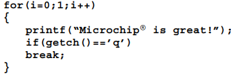 What does this loop do? Write three programs, each using one of C’s loops, that count forever but...