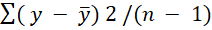 It can be illustrated that s 2 = is an unbiased estimator of 2 by the following special case. Let...-1