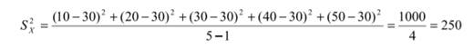 Suppose the following data set is given: a. Calculate the Mean (=Average) of Xi