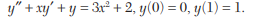 Solve the boundary value problem The boundary value problem governing the deflection of a beam of...-1