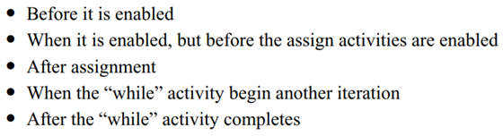 Write a BPEL4WS snippet that does the following: Declares a variable that is of message type...