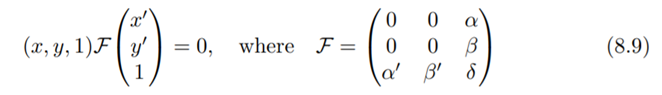 Show that affine cameras (and the corresponding epipolar geometry) can be viewed as the limit of...