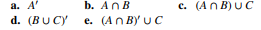 Three events are shown on the Venn diagram in the following figure: Reproduce the figure and shade...-2