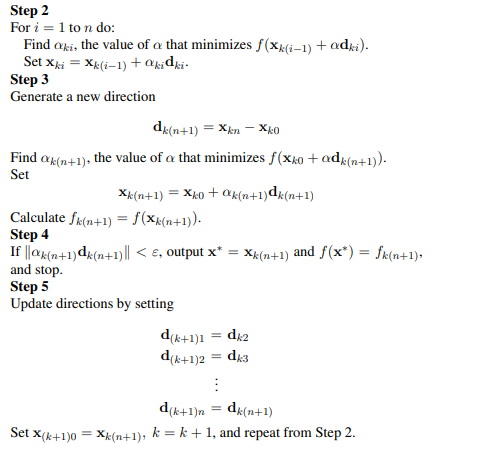 Solve Prob. 5.4 by applying Powell’s algorithm (Algorithm 6.4) and compare the results with those...-5