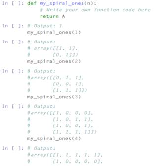 Write a function with my_pascal_row(m) where output variable row is the mth row of the Pascal...-4