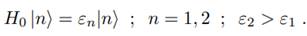 A system is described by the Hamilton operator with a time-dependent perturbation H1t. Consider the...-2