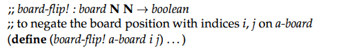 Extend the board representation of exercise 29.3.14 with the function Don