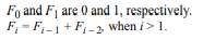 The Fibonacci sequence is defined as follows: Write a Java program that uses a for statement to...