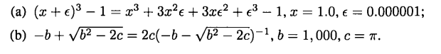 Using single-precision arithmetic only, carry out each of the following computations, using first...