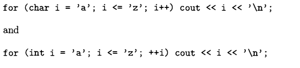 Write a program to test the difference between the statement where i and n are given integers, say i...-2