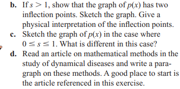 CANCER RESEARCH In Exercise 64, Exercise set 2.3, you were given a function to model the production...-2