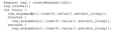 Re-inspect the dynamic TimeServer example in alternative 3. Assume that creation of the Request...-2