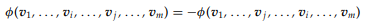 Let V be a finite dimensional vector space, dimV = n. A function of marguments is called a...-2