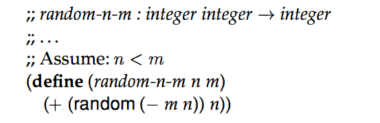 Scheme provides the operation random. It consumes a natural number n greater than 1, and produces a...-2