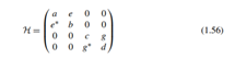 Consider a 2-qubit Hamiltonian having a block diagonal structure when expressed in the computational...