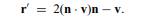 As in the Phong lighting model, let v be the unit vector in the direction of the viewer and n be the...