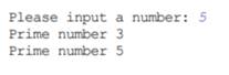 Calculate Prime Numbers The aim of this exercise is to write a function that can identify (print...