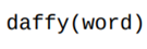 Write a function that returns a string that has Daffy Duck’s lisp added to it (Daffy would pronounce...