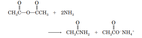 Reaction of an Anhydride with Ammonia or an Amine (Section 19.4C) Anhydrides react with ammonia and...