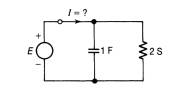 The input signal is e(t) = 2 cos(2t + 300 ). Find the phasor of the current flowing into the...-1