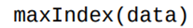 Write a function that returns the second largest number in data. Do not use the built-in max...-2