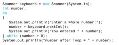 What output is produced by the following code? Can the body of a while loop execute zero times? Can...-3