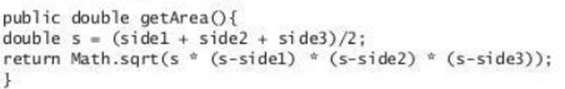 Using the programming language of your choice, create a class for Triangle objects. This Triangle...