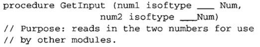 Implement the contents (declarations, if any, and instructions) for the procedure of Exercise 4.27....-1