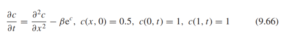 The transient charge distribution in a semiconductor is governed by the following partial...