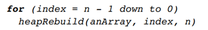 Execute the pseudocode statements on the array in Figure 12-20.-1