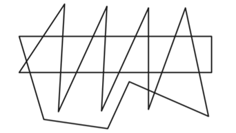 Mark the interior of the polygon shown below according to the odd parity rule. Write a program that...-1