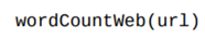 Write a function that reads the text file from the given URL and returns the number of words in the...