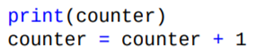 Since while loops are more general than for loops, we can emulate the behavior of a for loop with a...-2