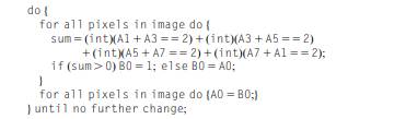 a. Using the following notation for a 3 3 window: work out the effect of the following algorithm on...-3