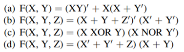 Find the output function of the following logic circuit: Draw a logic circuit and show the truth...-2