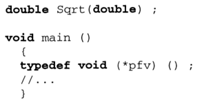 Usethereinterpret_cast<> () operator to cast the following pointer to a function, pfv, to point to...-1