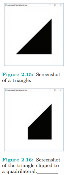 For a more dramatic illustration of clipping, first replace the square of the original square.cpp...-2