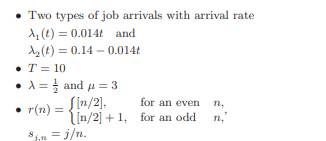 Consider a repairable system that processes jobs arriving randomly during a fixed mission duration,...